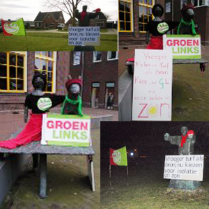 In Gorredijk en NIj Beets werden de beelden warm aangekleed.