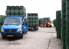 Omrin maakt start met ruilen slappe gft containers in Gorredijk