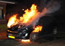 Auto brandt uit tijdens jaarwisseling Gorredijk