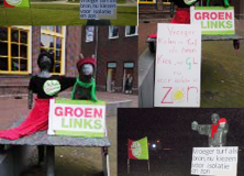 GrienLinks kleedt beelden aan in Gorredijk